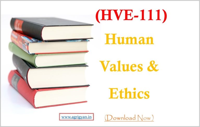 Human Values & Ethics Hindi PDF/Book Downlaod